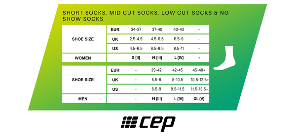 Women Ultralight CEP Mid Cut Socks 15-20mmHg
