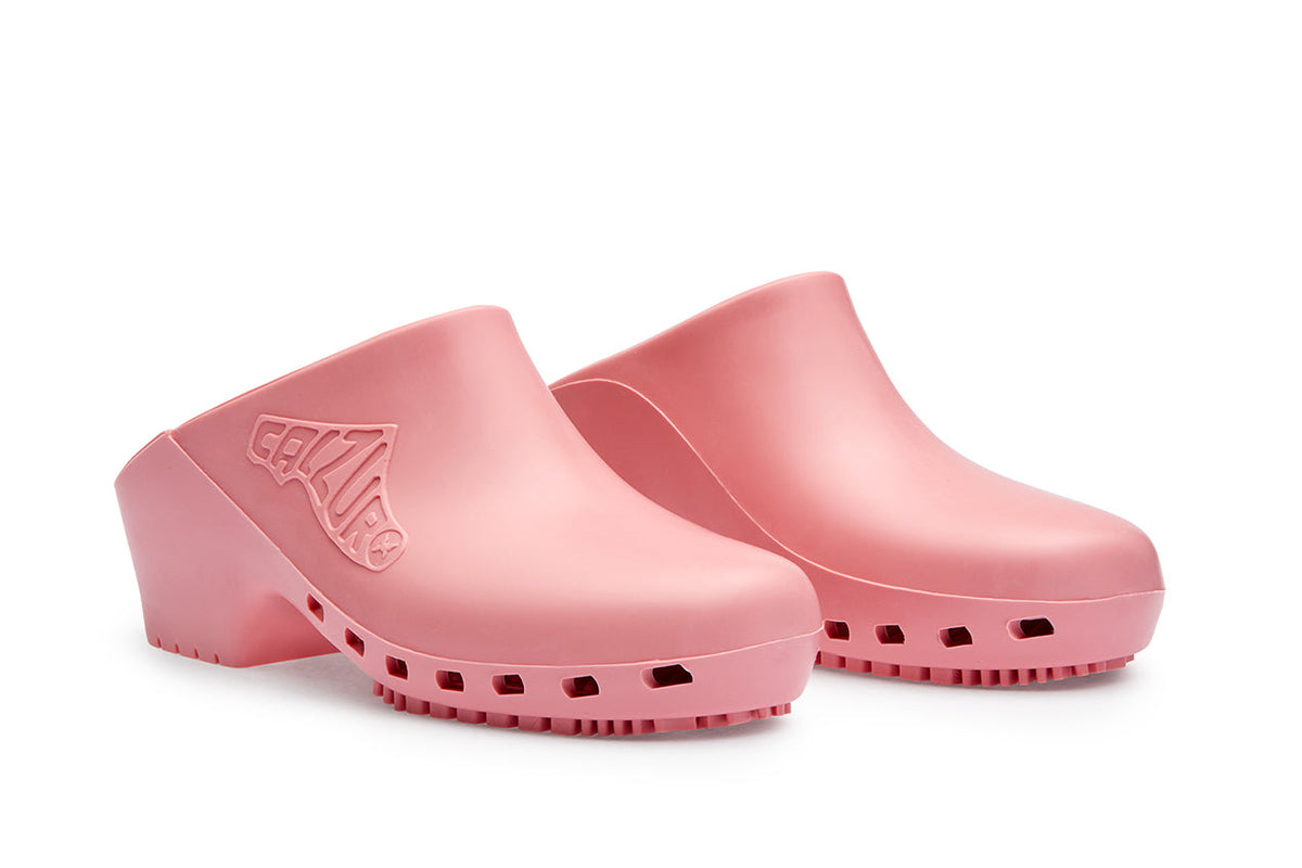 DEMO - Calzuro Classic clogs without Upper Holes - Pastel Pink