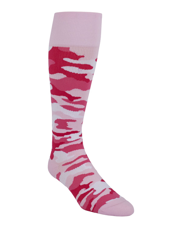 Rejuva Camo Bas de compression unisexes hautes 20-30 mmHg