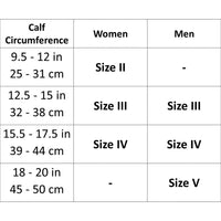 Men CEP  Reflective, 20-30 mmHg Compression Calf Sleeves
