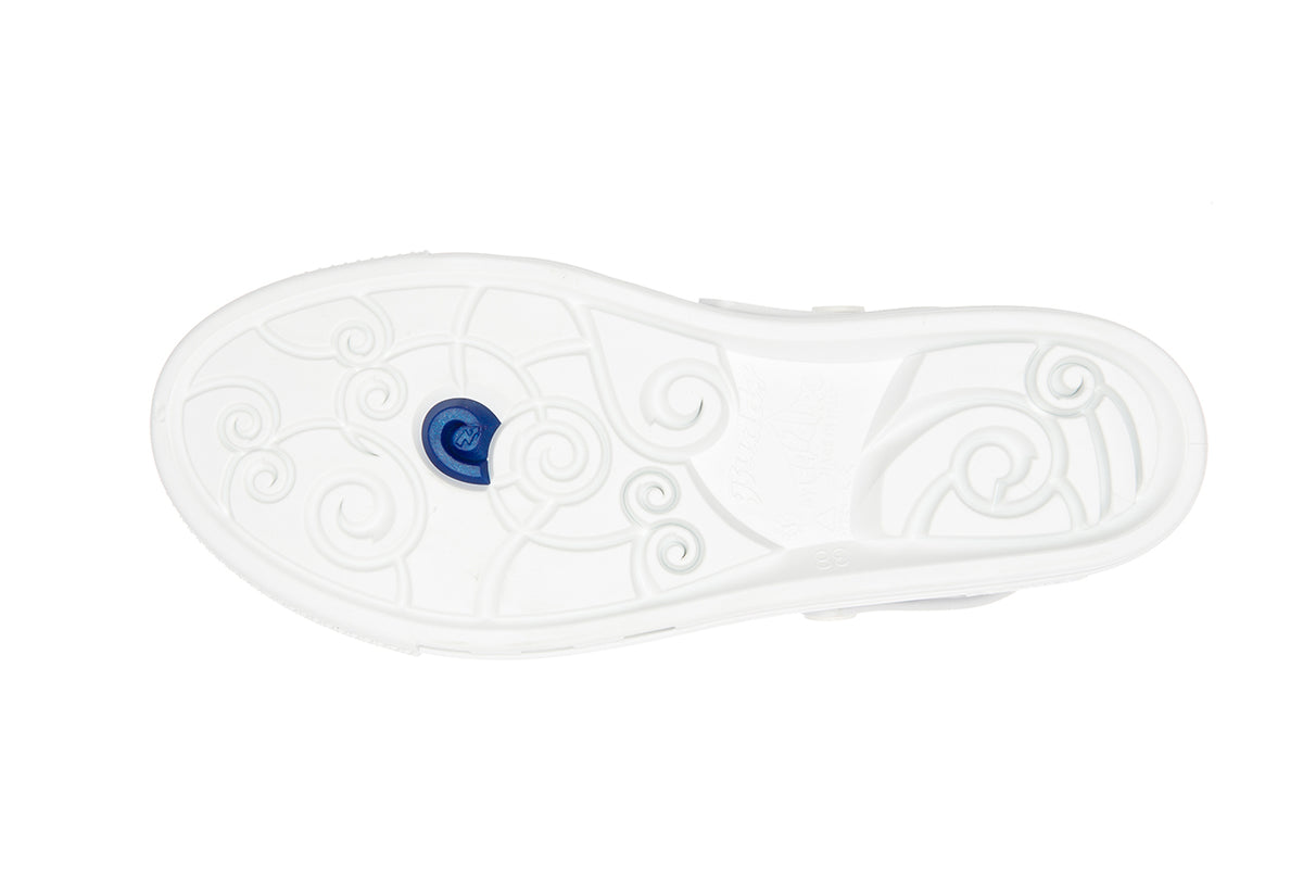 Sabots Calzuro Buddy - Métal Bleu/Blanc