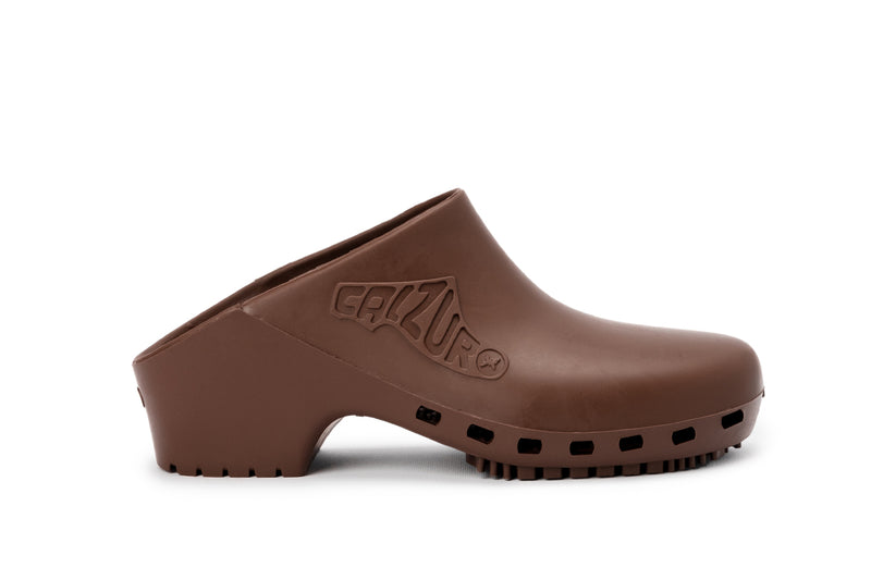 LIMITED EDITION - Calzuro Classic clogs without Upper Holes - Chocolate