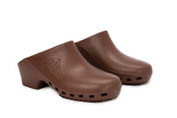 LIMITED EDITION - Calzuro Classic clogs without Upper Holes - Chocolate