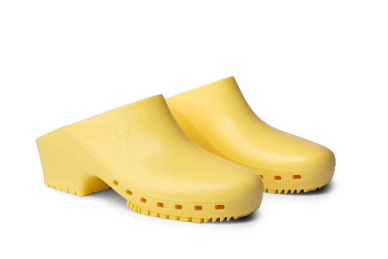 NEW SPRING COLOR - Calzuro Classic clogs without Upper Holes - Yellow Daisy