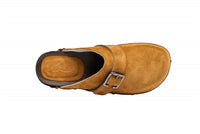 CALZURO SUEDE clog with wooden sole