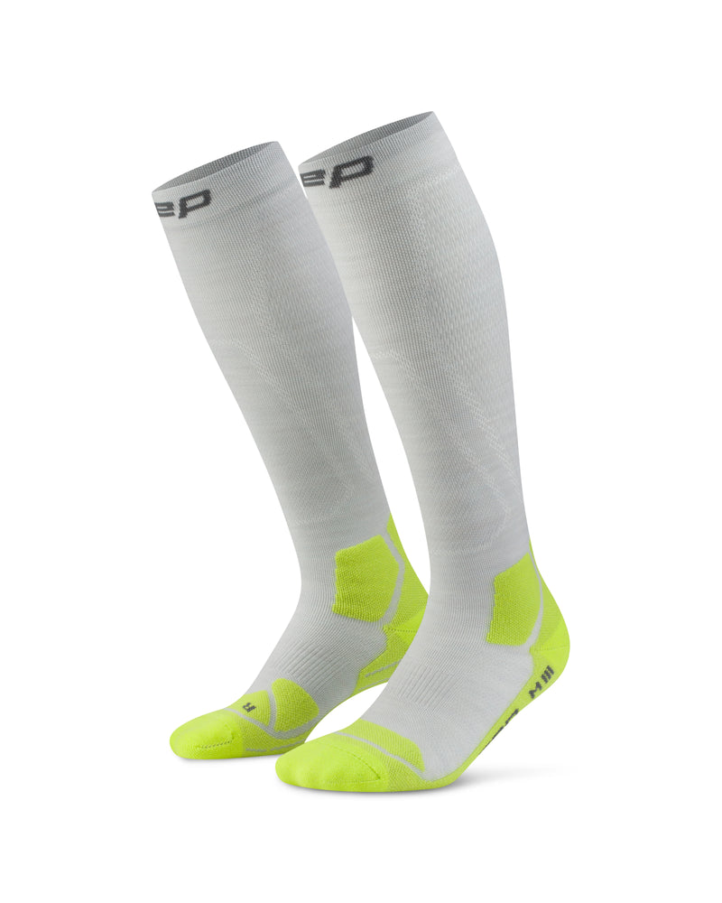 Men Hiking Light Cushion Merino CEP Knee high 20-30 mmHg Compression Socks