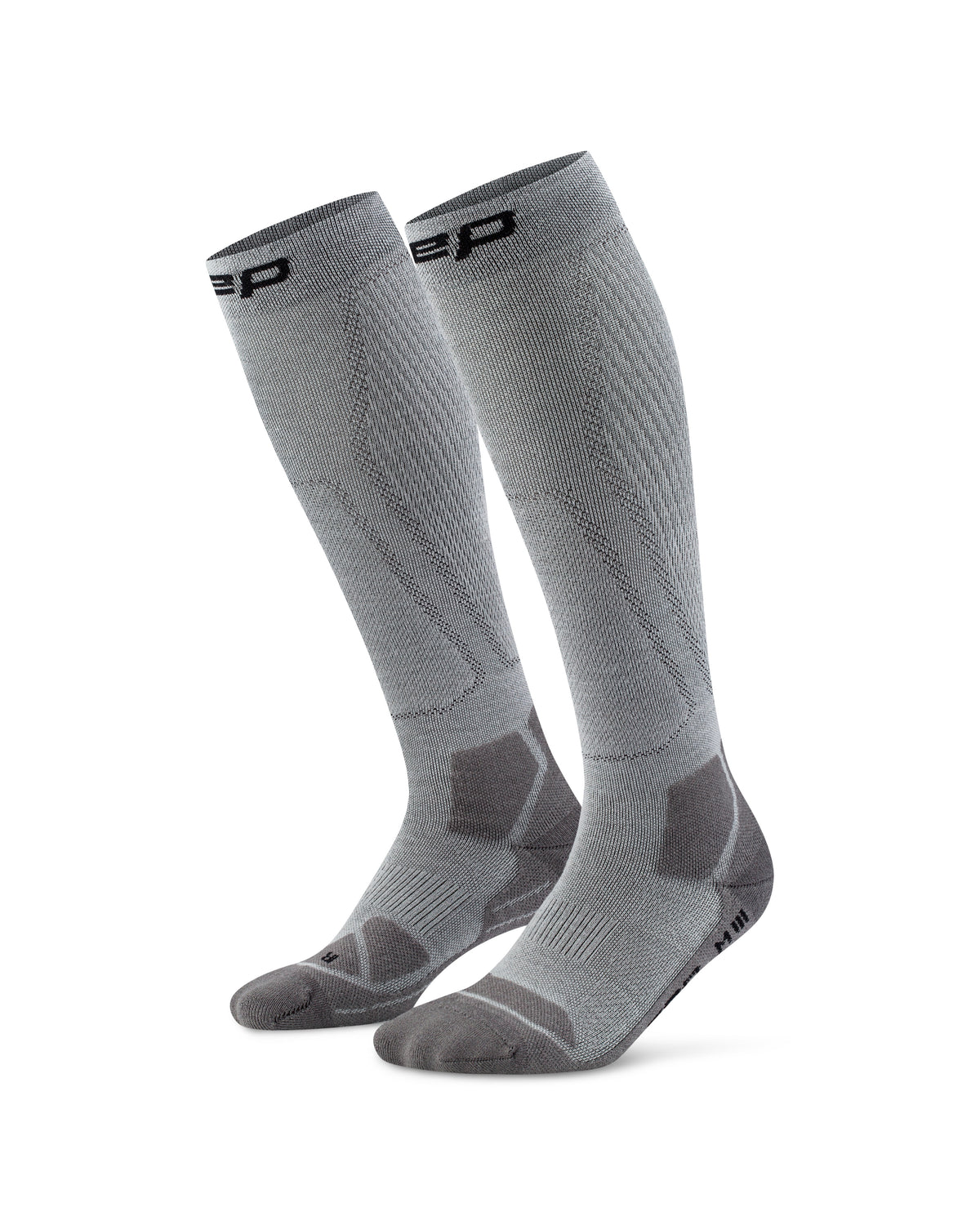 Bas de compression en laine mérinos légères pour l'extérieur CEP au genou 20-30 mmHg pour femmes