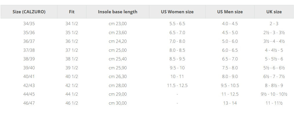 Sabots Calzuro Classique sans trous supérieurs - Rouge