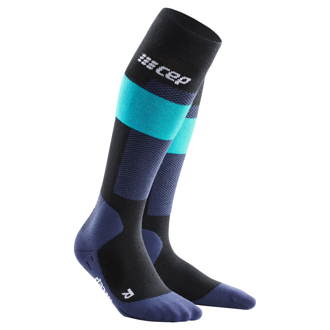 Women CEP Merino Compression Knee high 20-30 mmHg Skiing Socks