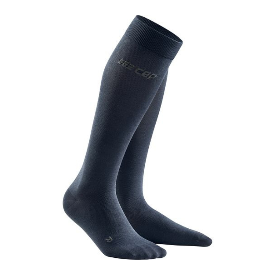 Women Business CEP Knee High 20-30 mmHg Compression Socks Dark Blue