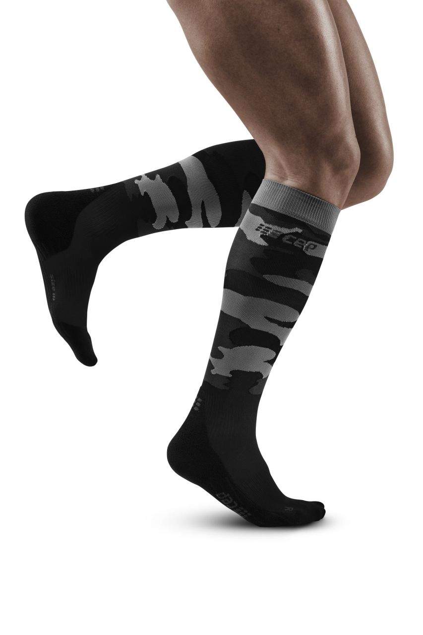 Bas au genou compression femme CEP Camocloud 20-30 mmHg