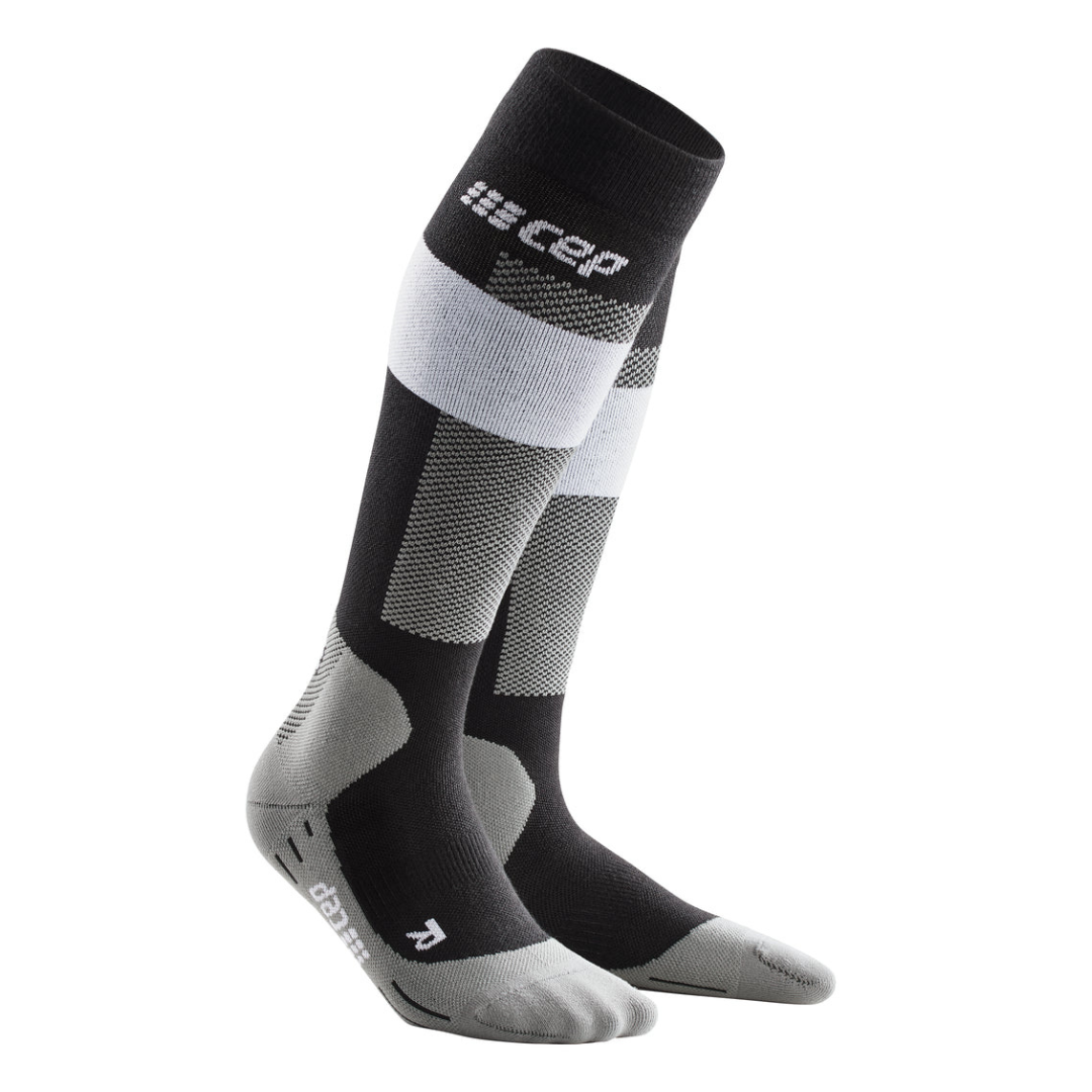 Men CEP Merino Compression Knee high 20-30 mmHg Skiing Socks