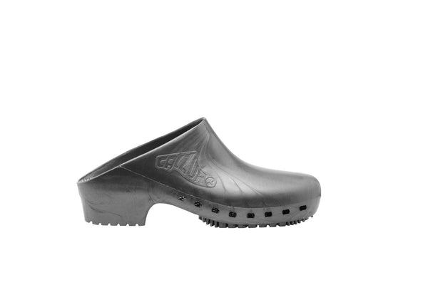 Calzuro Classic clogs without Upper Holes - Metal Grey
