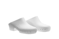 Calzuro Classic clogs without Upper Holes - White