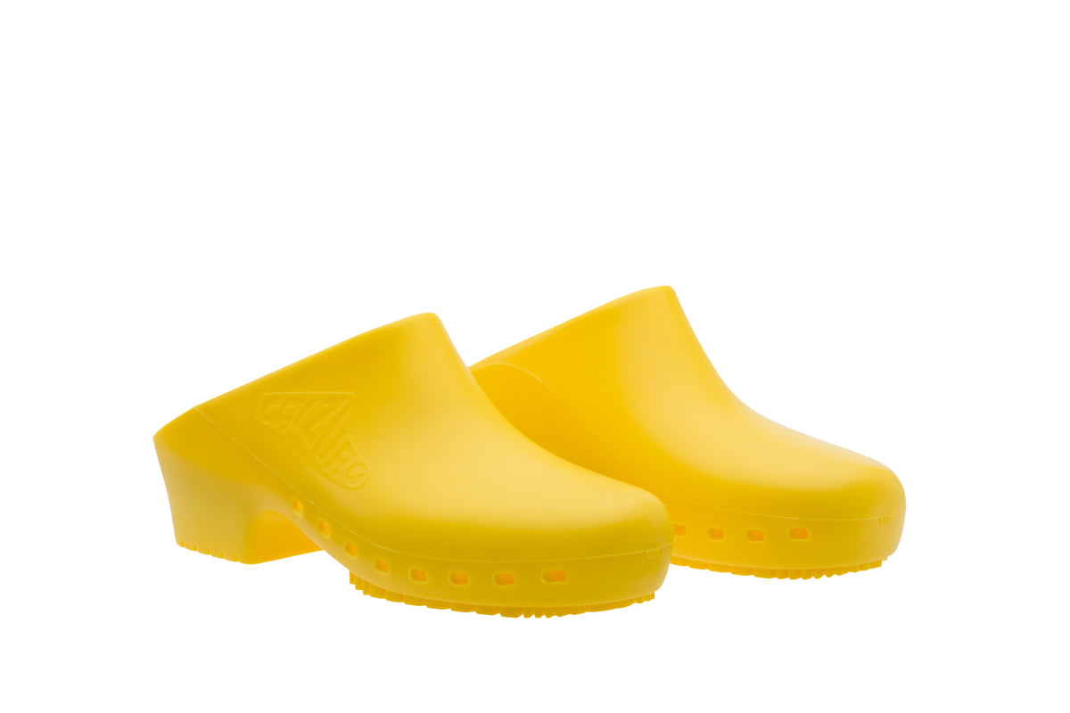 Calzuro Classic clogs without Upper Holes - Yellow