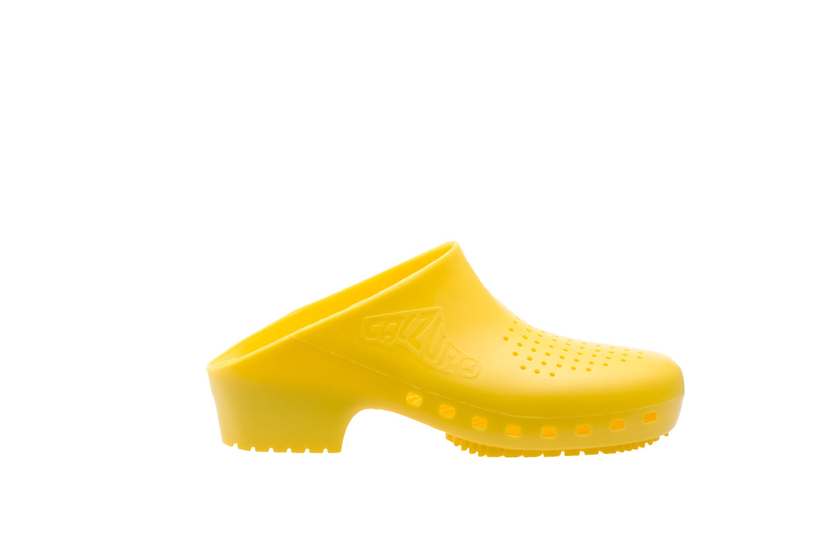Calzuro Classic clogs with Upper Holes - Yellow