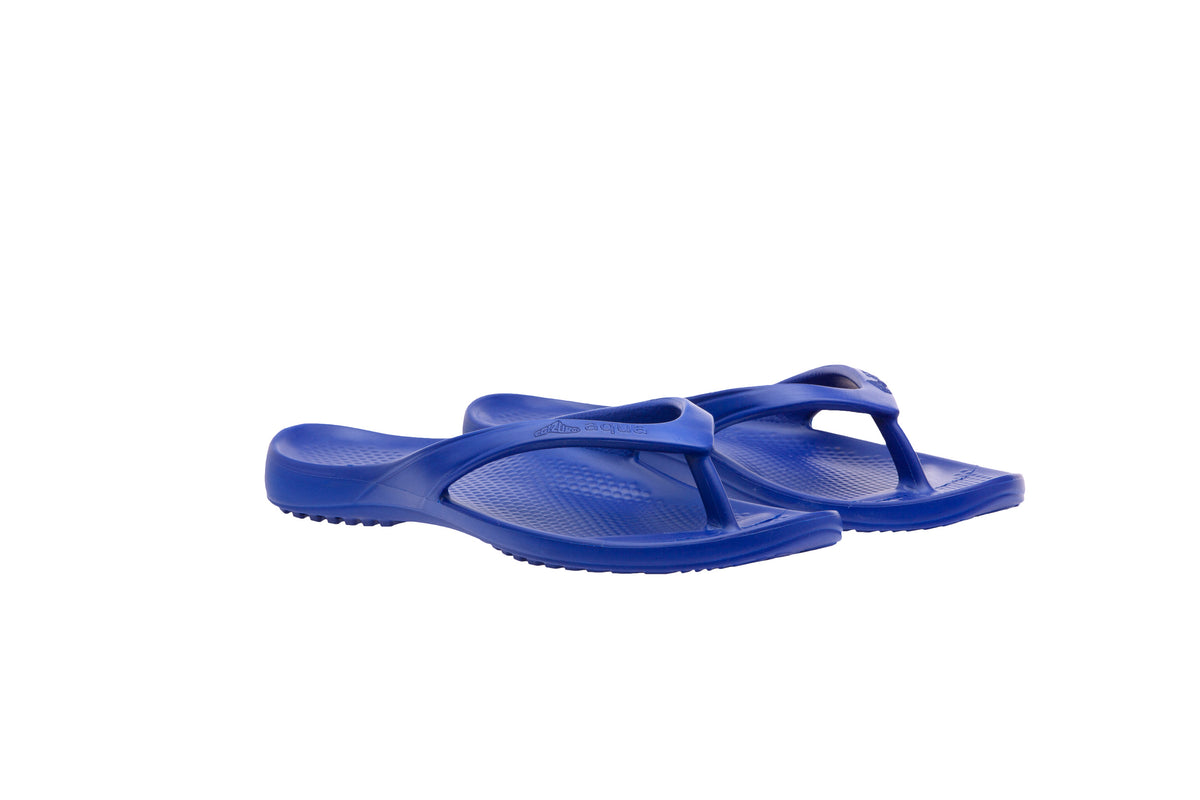 Calzuro Aqua Navy Blue Flip Flops