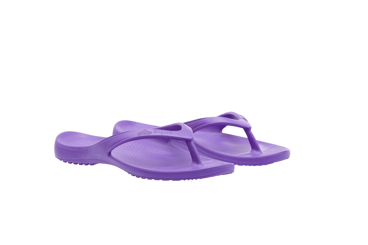 Calzuro Aqua Purple Flip Flops