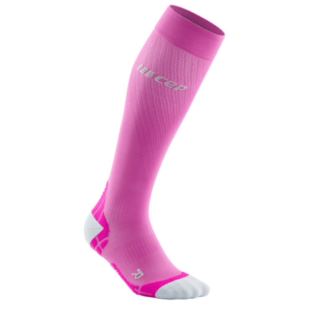 CEP Women's Ultralight Compression Tall Run Socks Grey/Light Grey Size 4,  Socks -  Canada