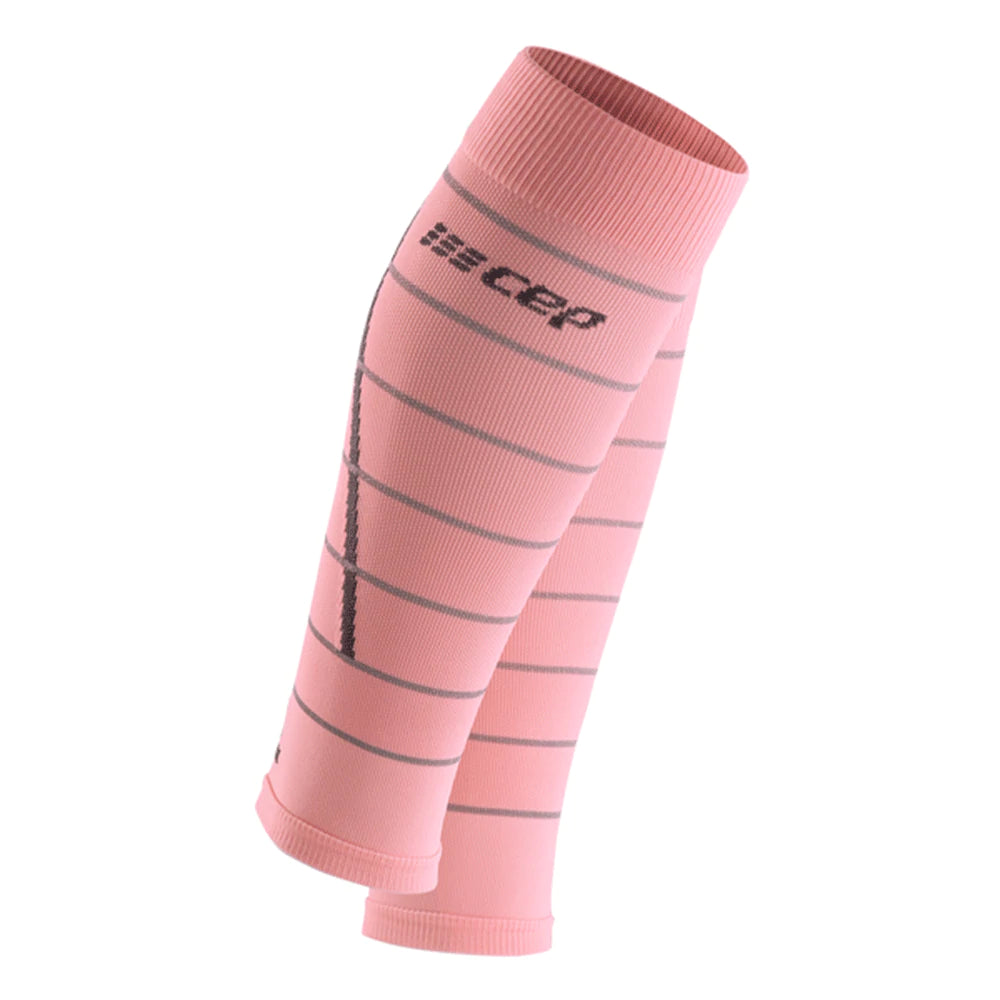 CEP Reflective Compression Calf Sleeves - Pink