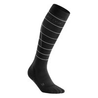 Chaussettes de compression hautes 20-30 mmHg réfléchissantes CEP pour femmes