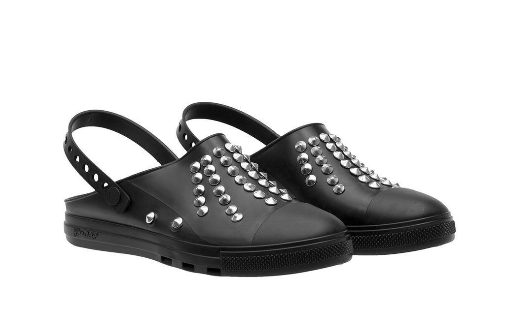 Calzuro Buddy Rock Clogs in Black Non Slip; Latex Free Shoes – Calzuro ...
