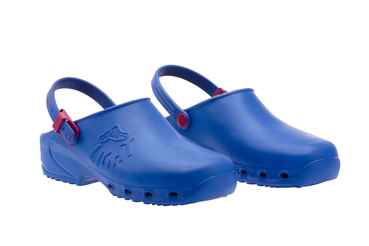 Blue nursing clogs deals