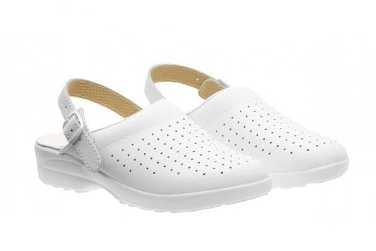 Calzuro Effetto White With heel straps