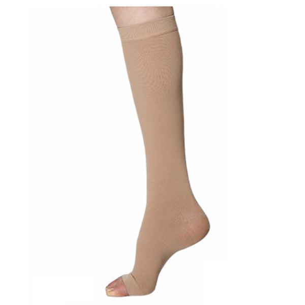 MEDICAL Jiani Knee High 20-30mmHg Open Toe Compression Stockings